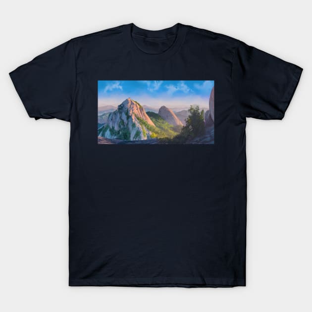 Bukhan mountain T-Shirt by Alexgle